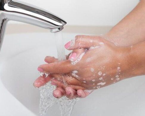 Lavado de mans como prevención de parasitos
